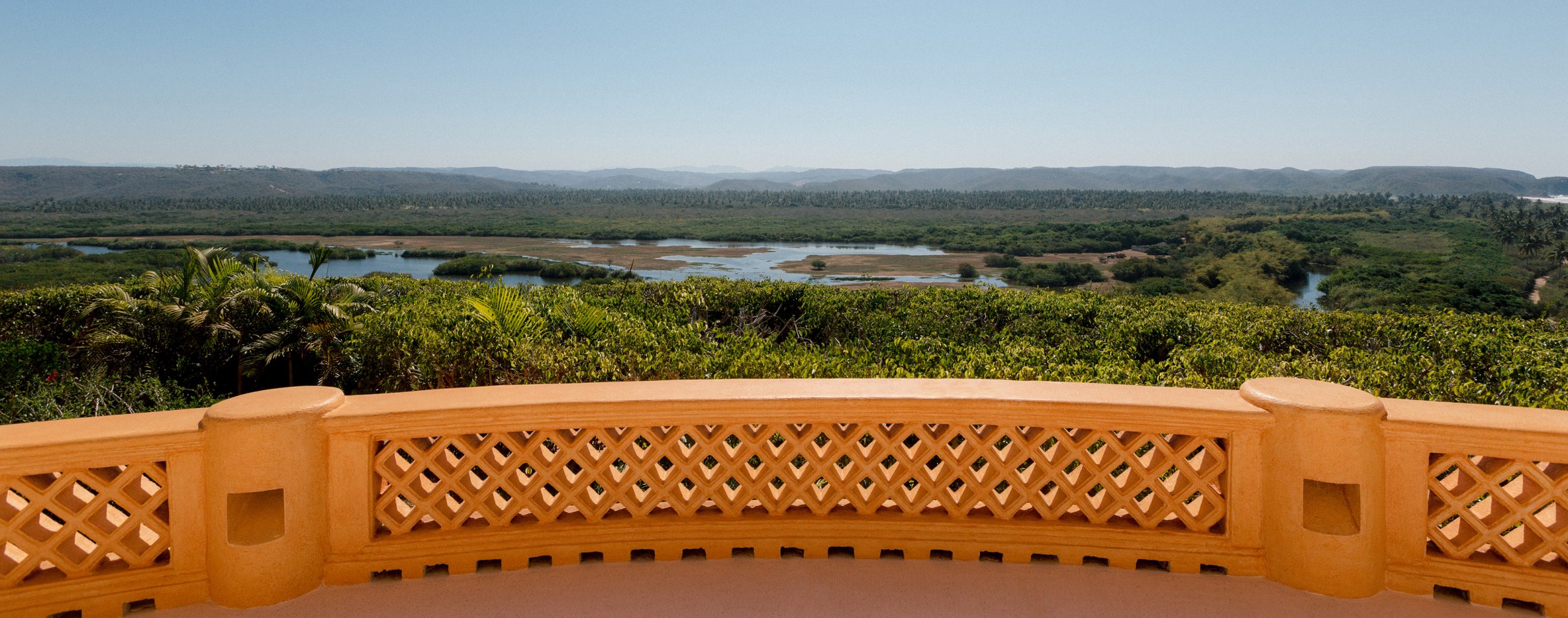 A view of from the balcony at Casa Cuixmala